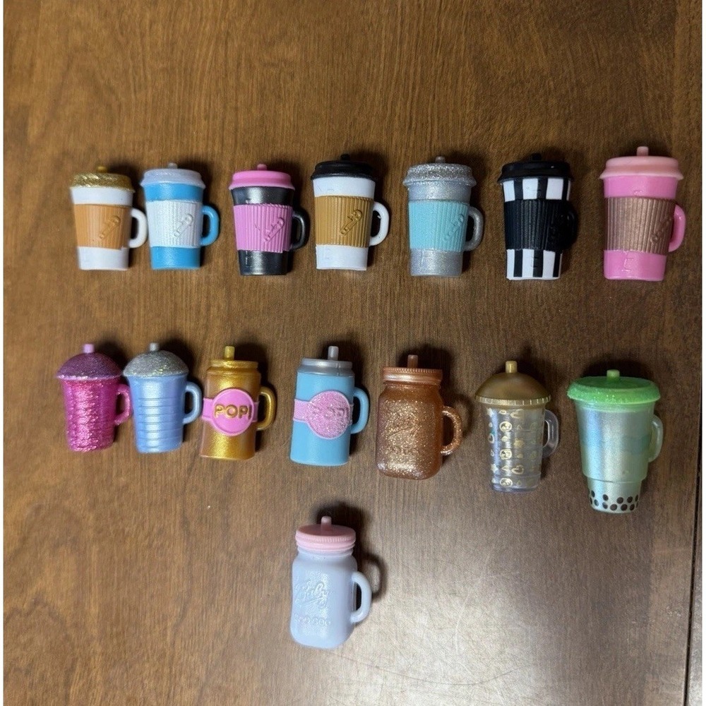 Lol Surprise Doll Bottles Replacement Accessory  Milk Coffee Pop Lot Of‎ 15